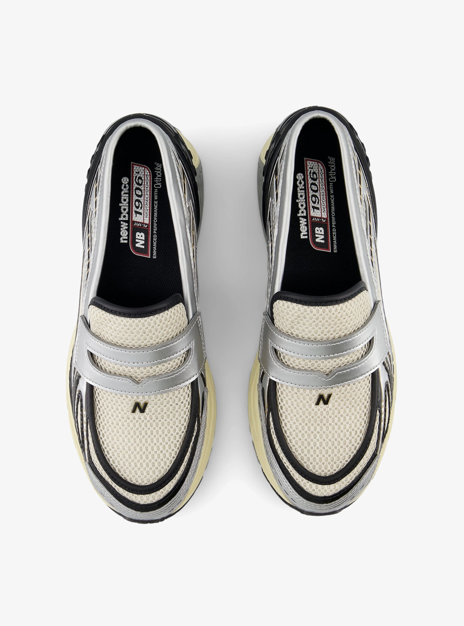 1906LOB Silver Metallic Loafer