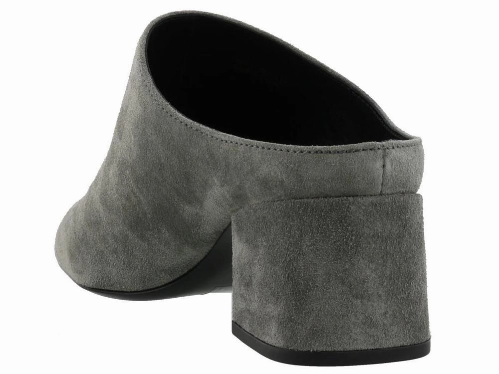 3.1 Phillip Lim Cube Suede Mules