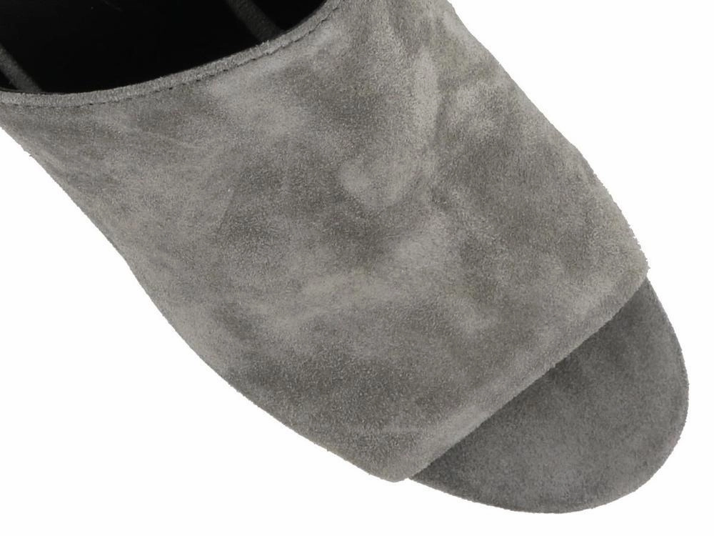 3.1 Phillip Lim Cube Suede Mules
