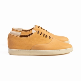 Abbey Unlined Oxford - Tan Horween Dearborn