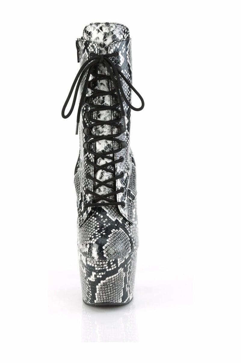 ADORE-1020SPWR Black Faux Leather Knee Boot