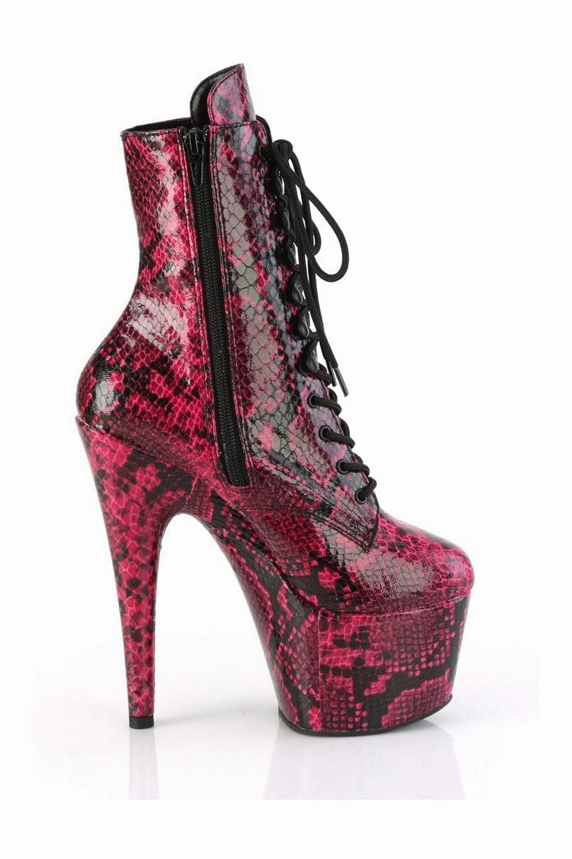 ADORE-1020SPWR Fuchsia Faux Leather Knee Boot