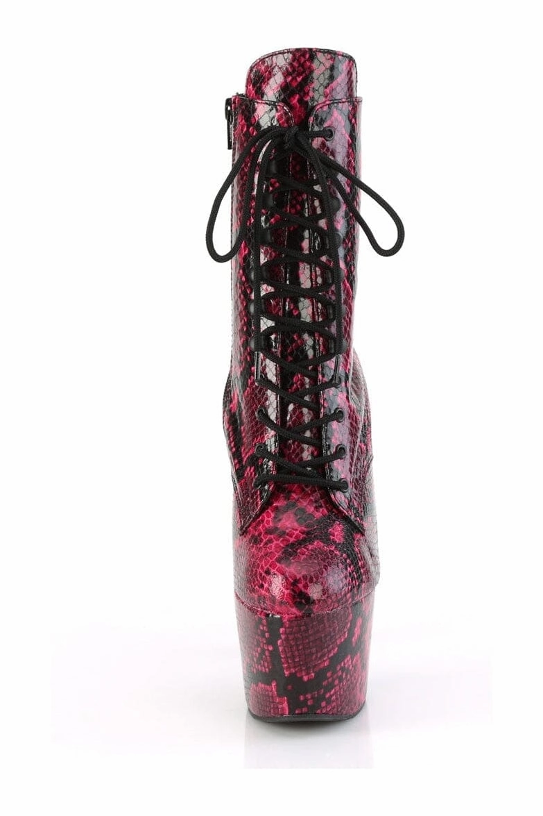 ADORE-1020SPWR Fuchsia Faux Leather Knee Boot