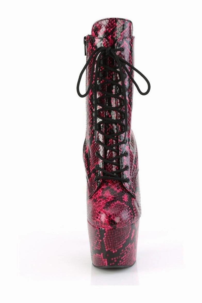 ADORE-1020SPWR Fuchsia Faux Leather Knee Boot