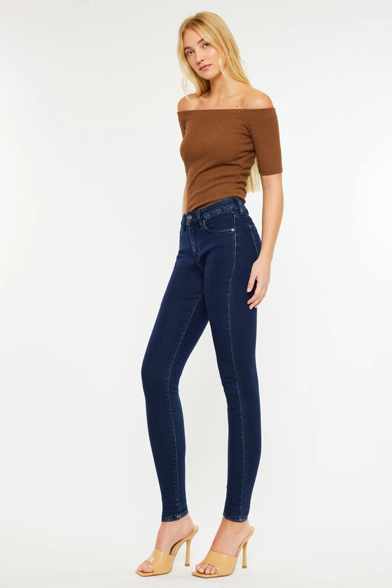 Annaka Mid Rise Super Skinny Jeans
