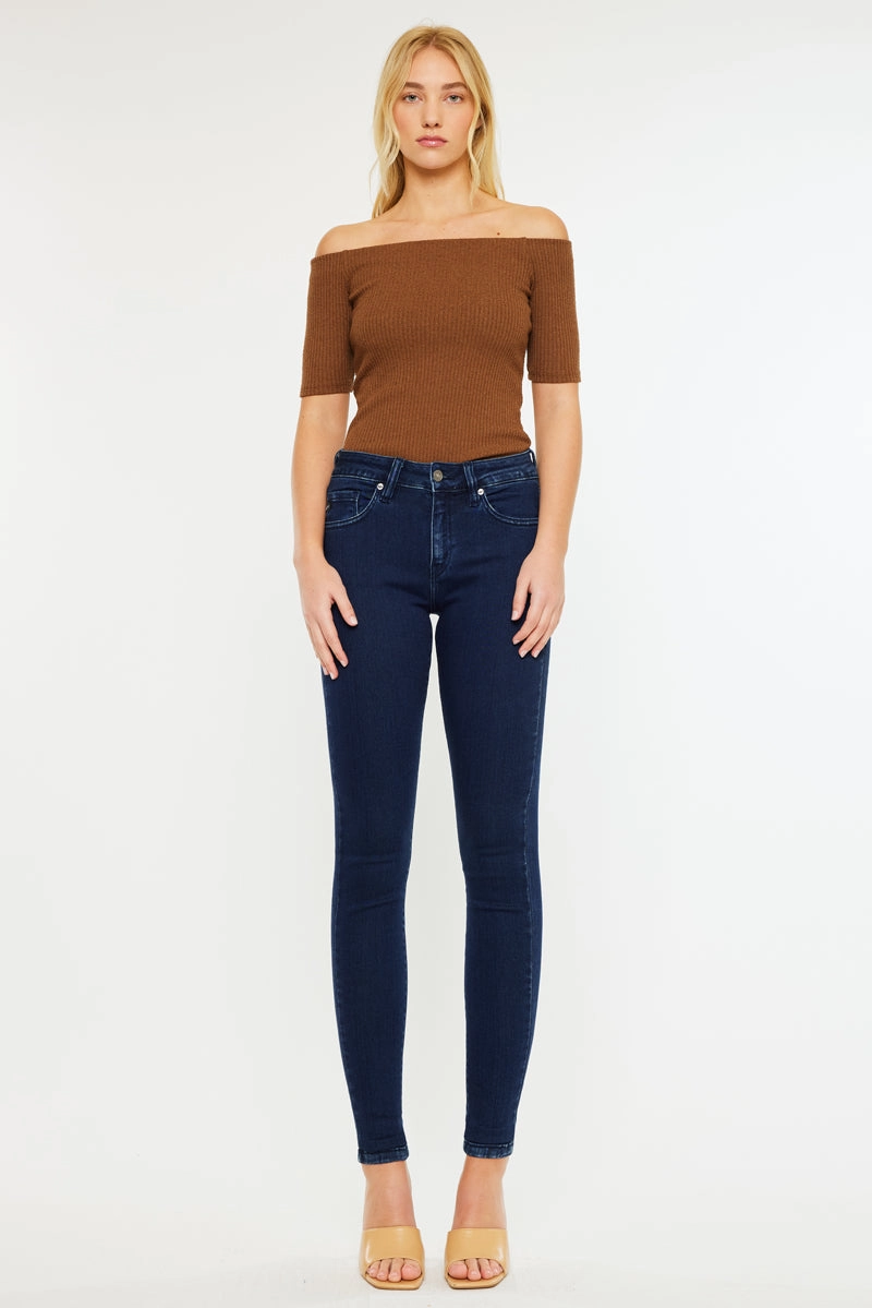Annaka Mid Rise Super Skinny Jeans