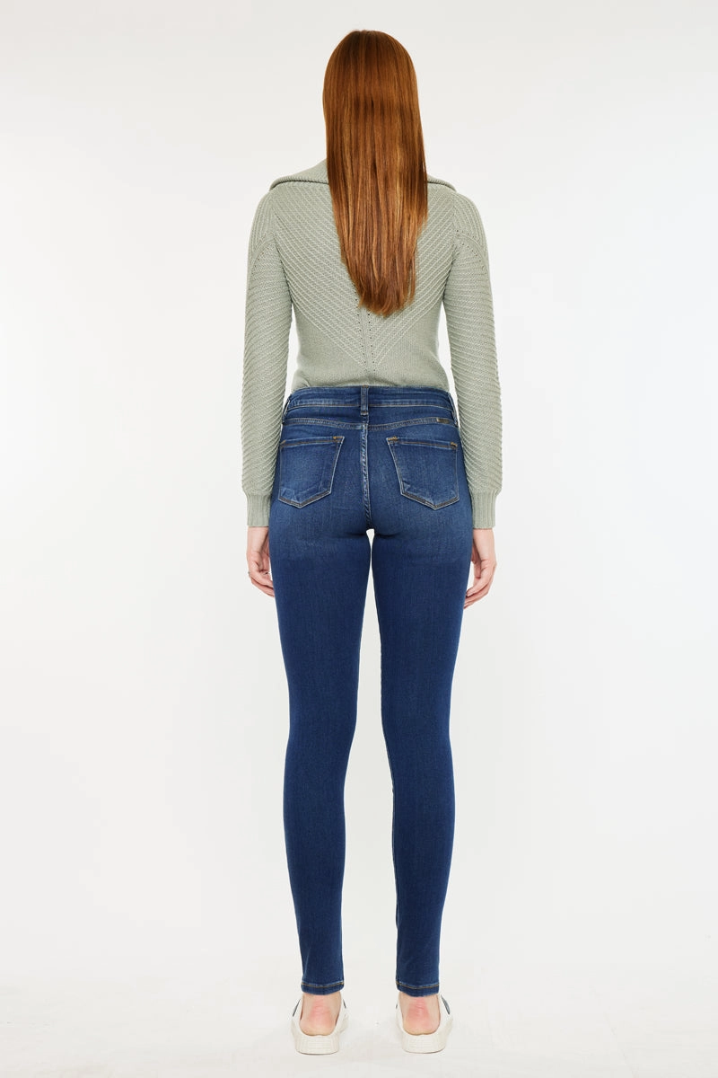 Annaka Mid Rise Super Skinny Jeans