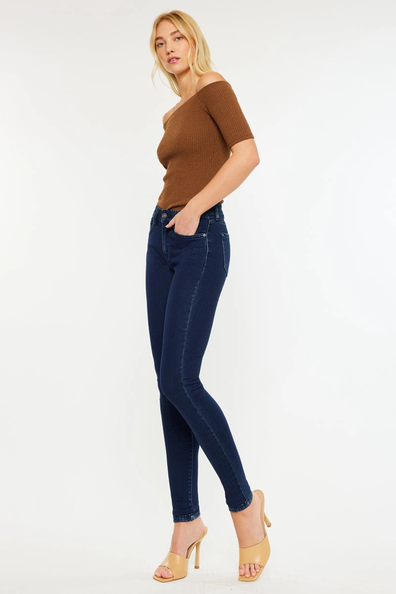 Annaka Mid Rise Super Skinny Jeans