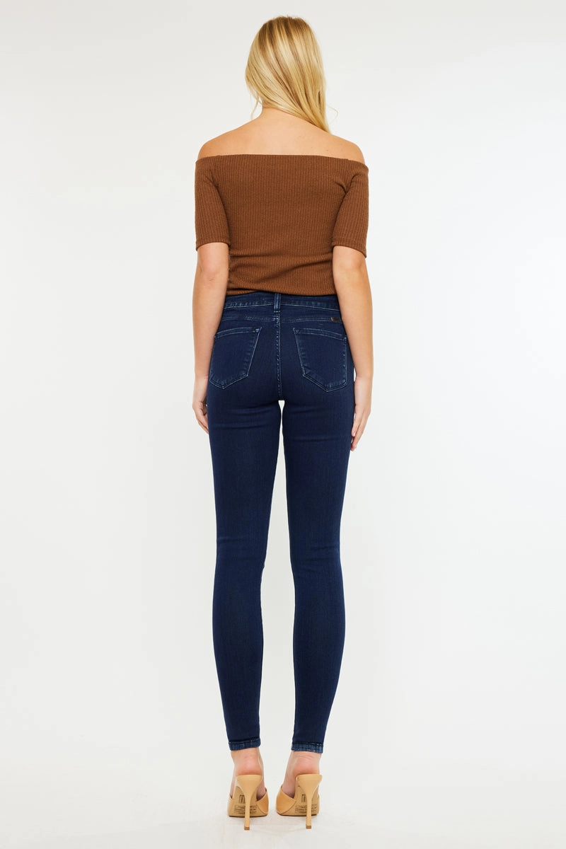 Annaka Mid Rise Super Skinny Jeans