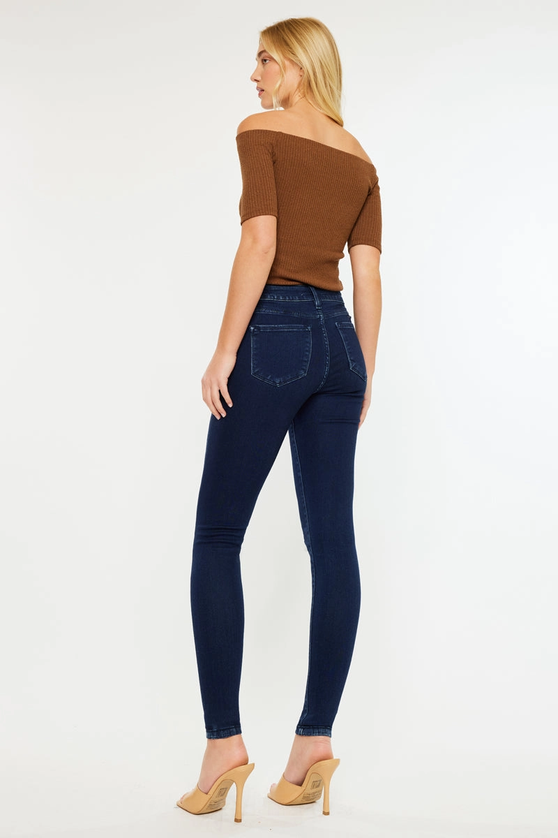 Annaka Mid Rise Super Skinny Jeans