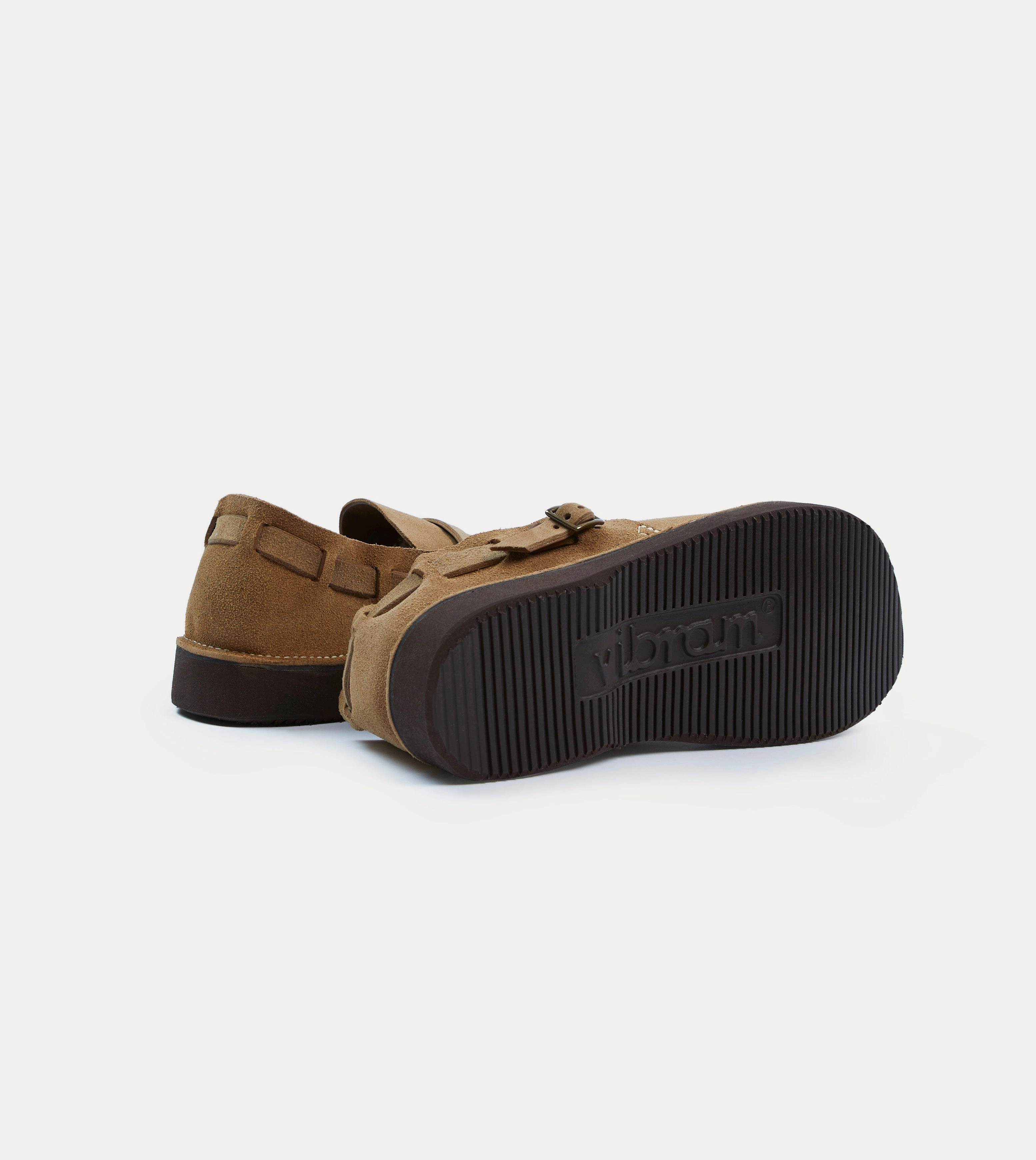Aurora for Drake's Middle English Light Brown Roughout Leather Shoe