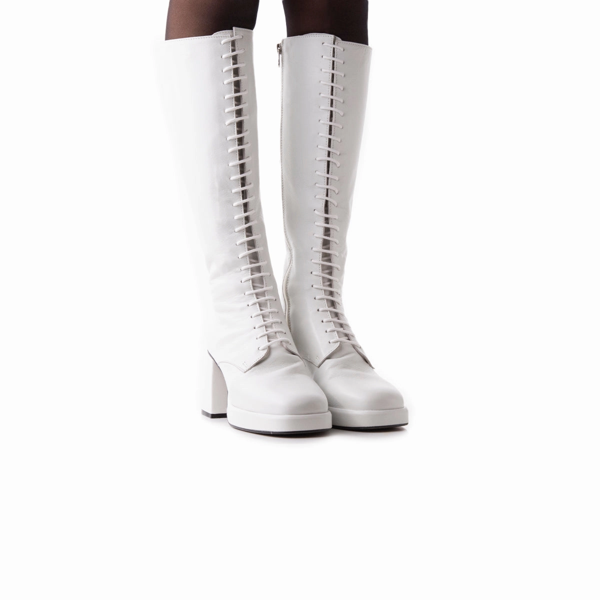 Bayonne White Leather