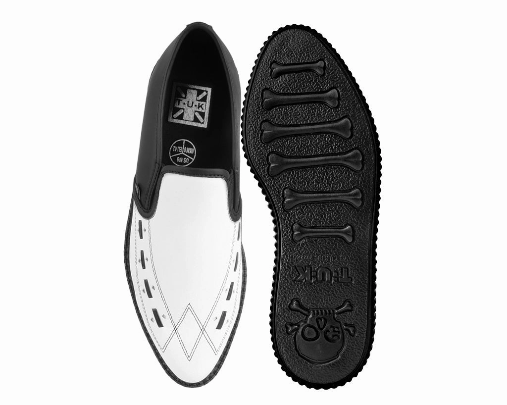 Black & White Slip-On Creeper