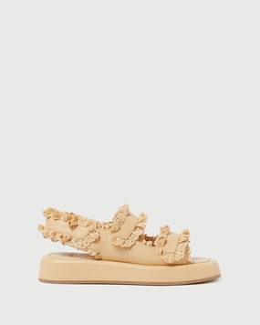 Blaise Caramel Leather Platform Sandal