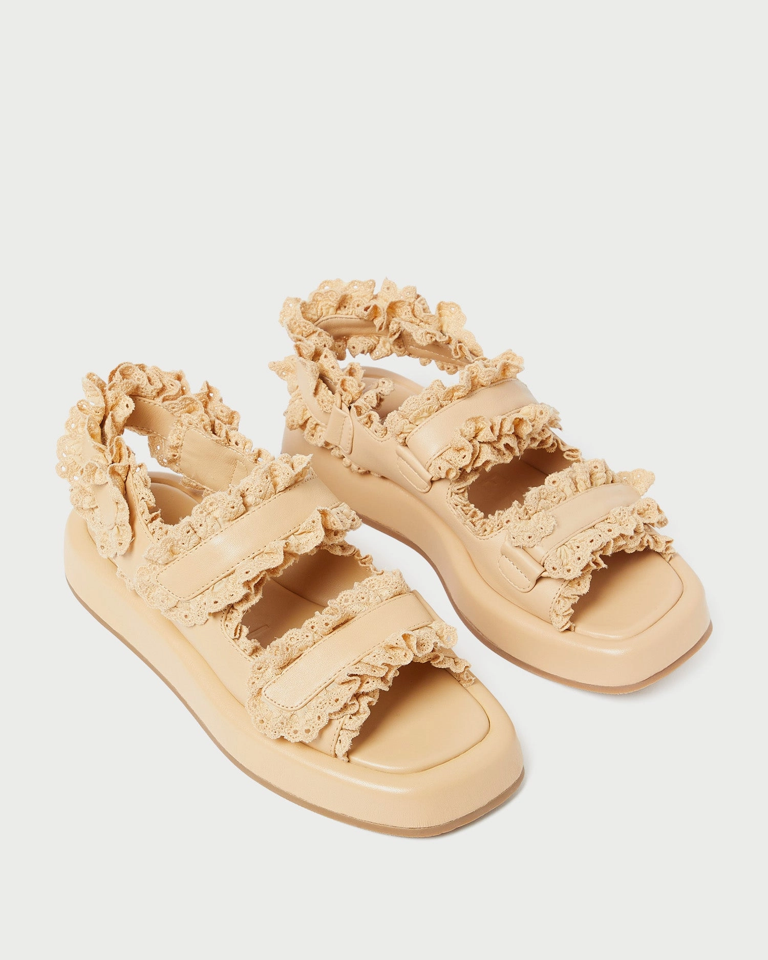 Blaise Caramel Leather Platform Sandal