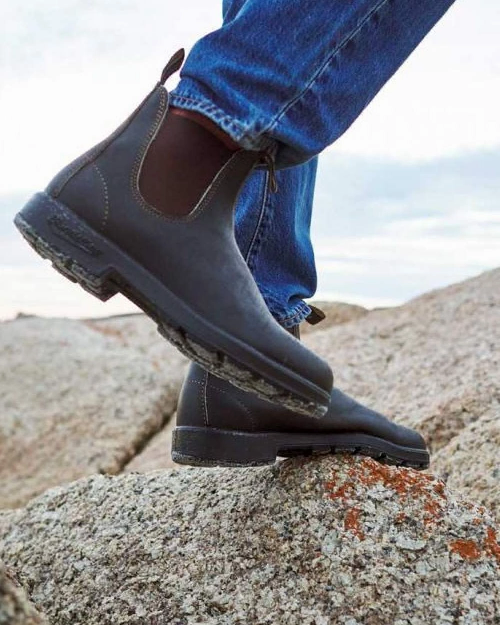 Blundstone 550 Brown Leather Chelsea Boots