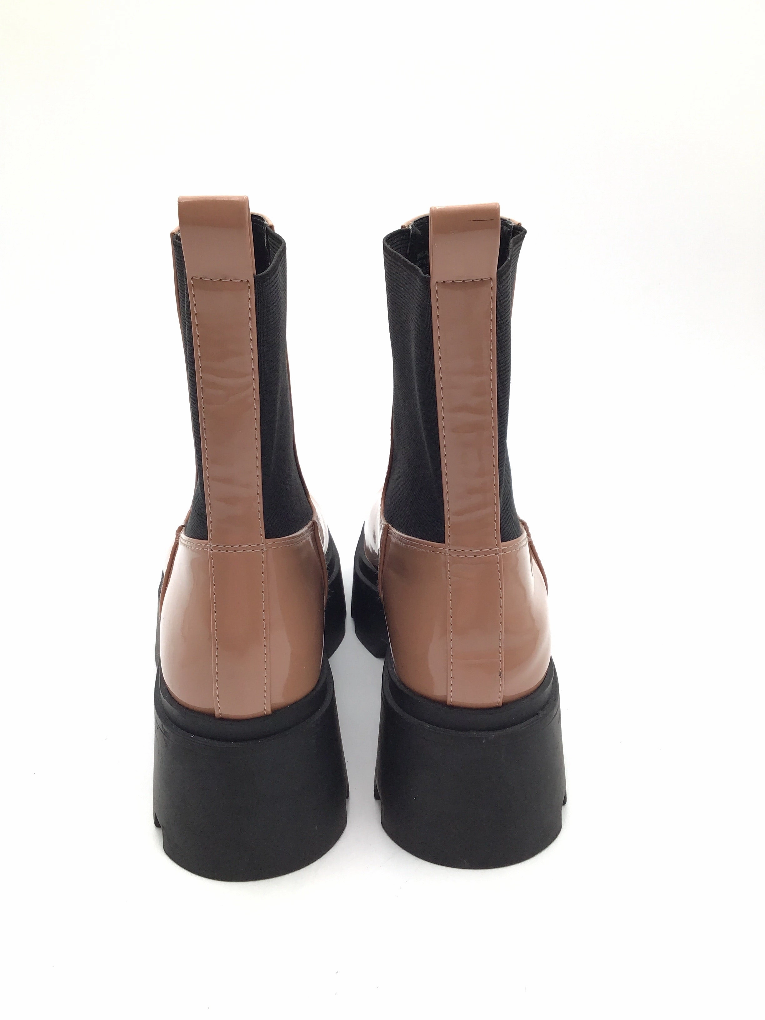 Boots Ankle Heels By Open Edit In Tan, Size: 9