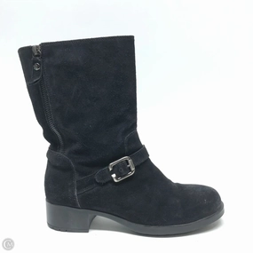 Boots Mid-calf Heels By Agl In Black, Size: 6.5