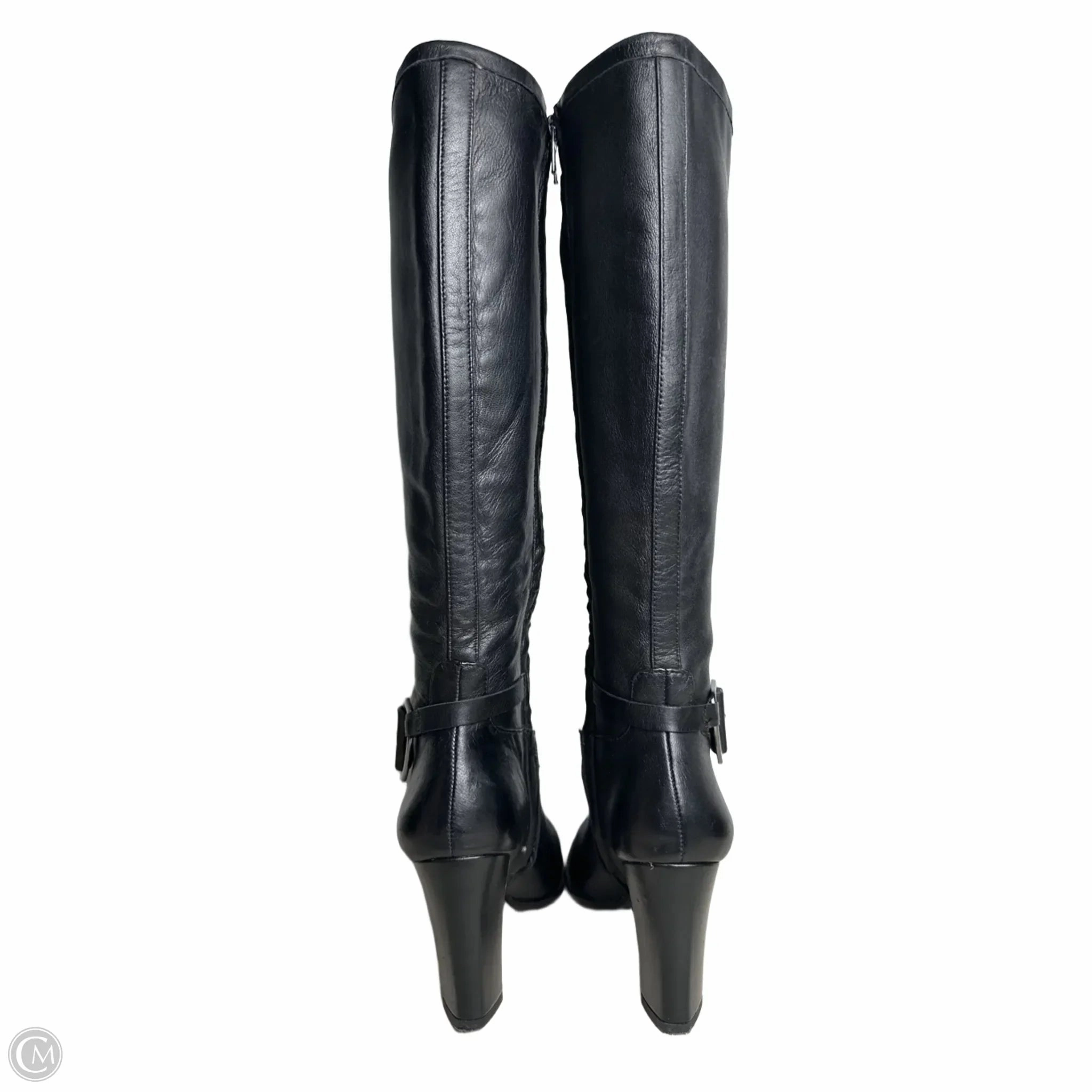 Boots Mid-calf Heels By Antonio Melani In Black, Size: 7