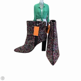 Boots Mid-calf Heels By Clothes Mentor In Multi-colored, Size: 6.5