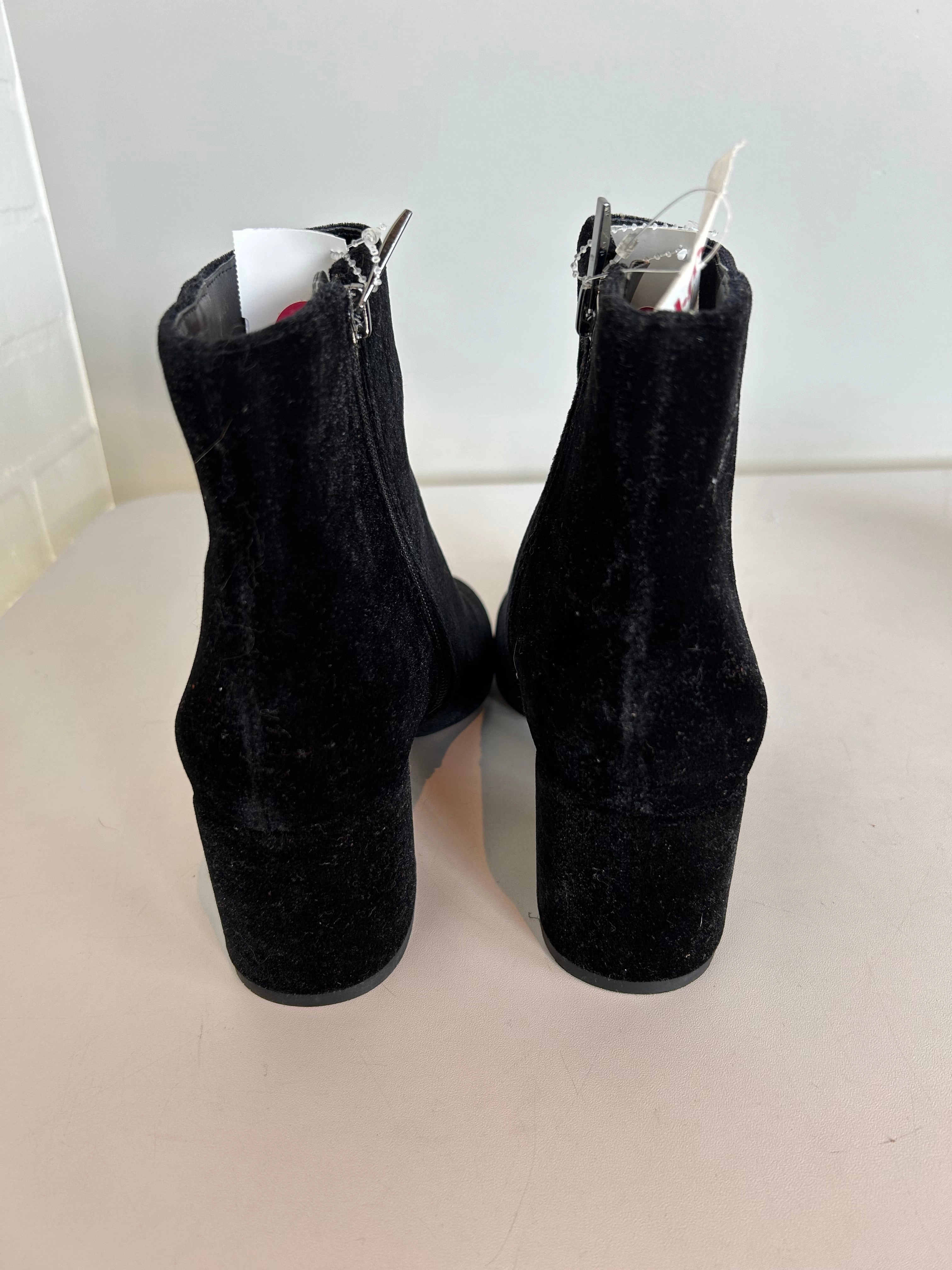 Boots Mid-calf Heels By Franco Sarto In Black, Size: 7