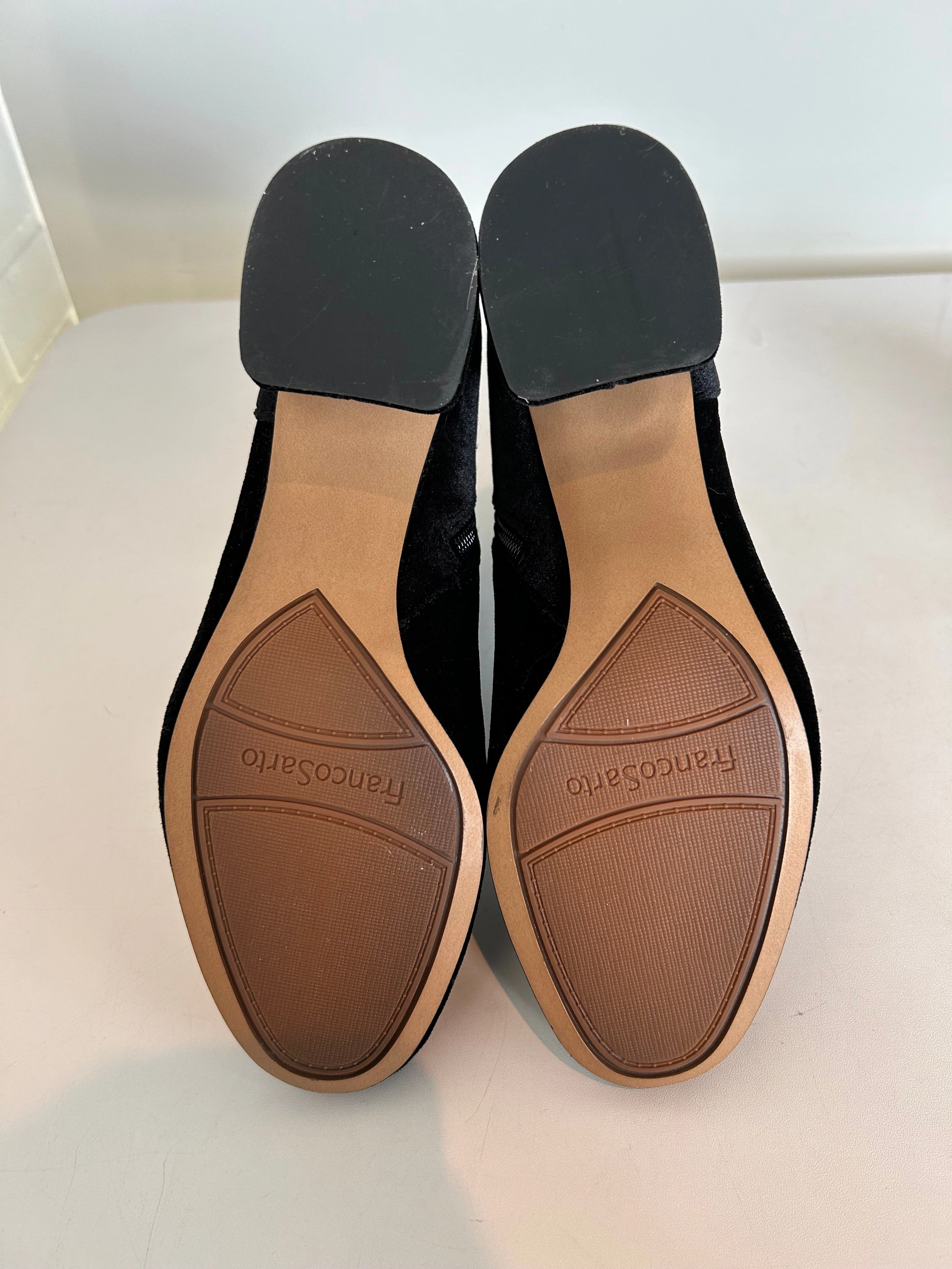 Boots Mid-calf Heels By Franco Sarto In Black, Size: 7