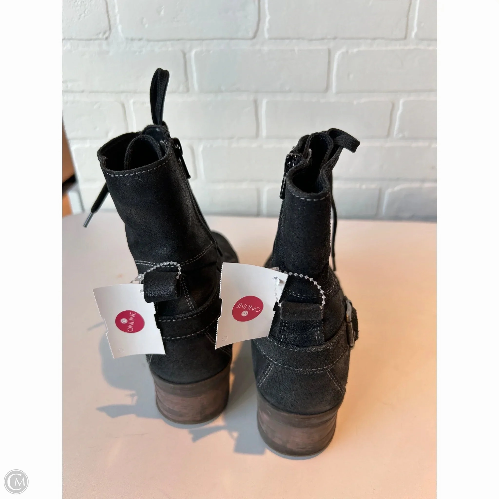Boots Mid-calf Heels By Taos In Black, Size: 6