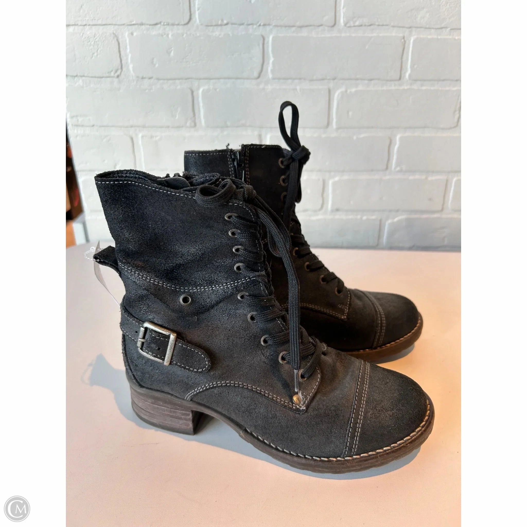 Boots Mid-calf Heels By Taos In Black, Size: 6