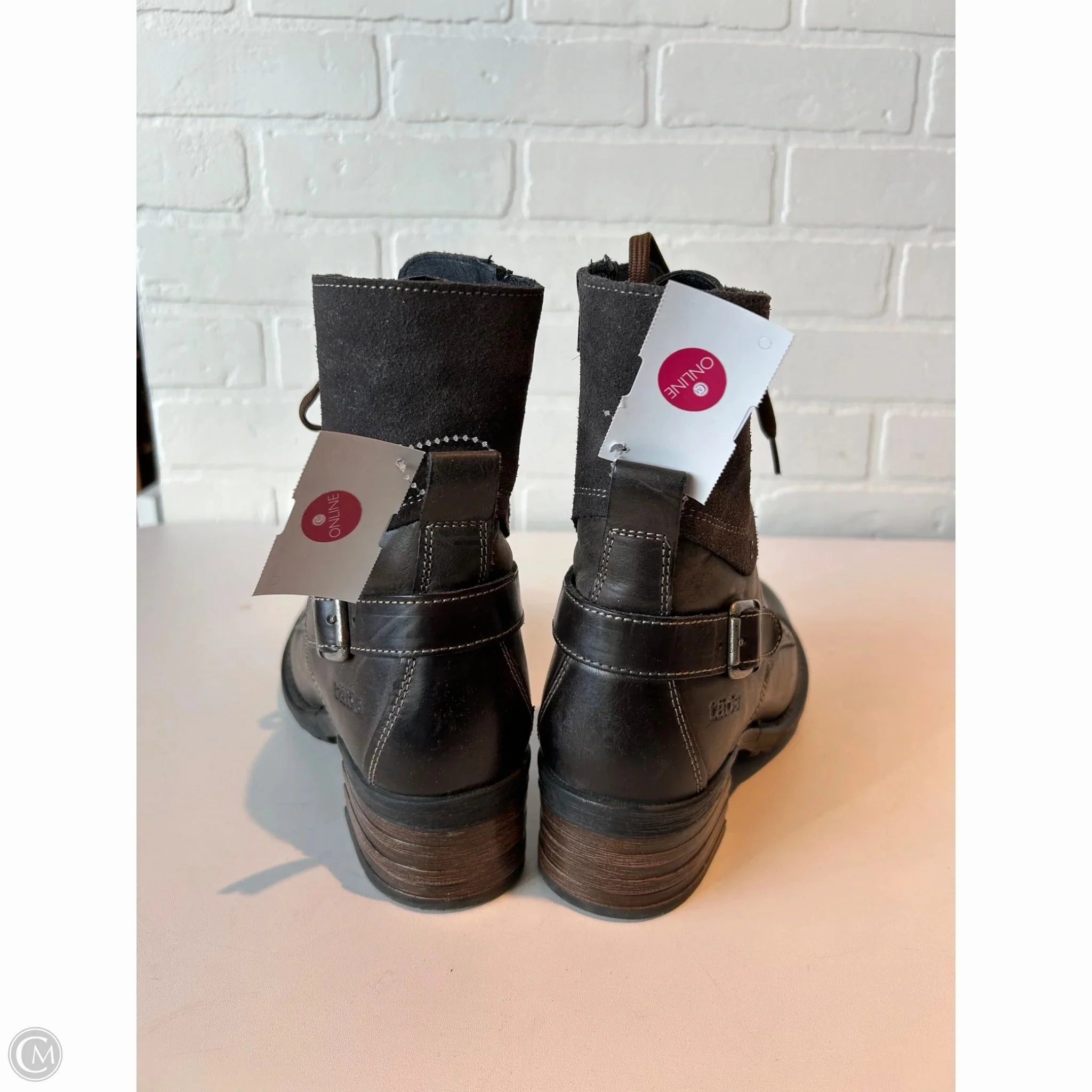 Boots Mid-calf Heels By Taos In Brown, Size: 6