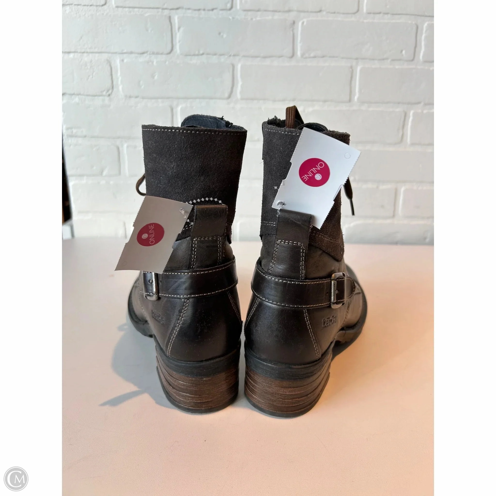 Boots Mid-calf Heels By Taos In Brown, Size: 6