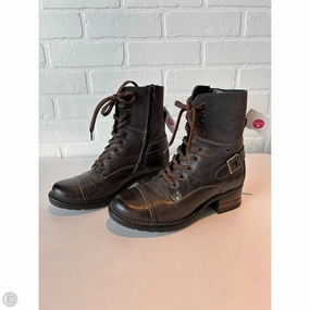 Boots Mid-calf Heels By Taos In Brown, Size: 6
