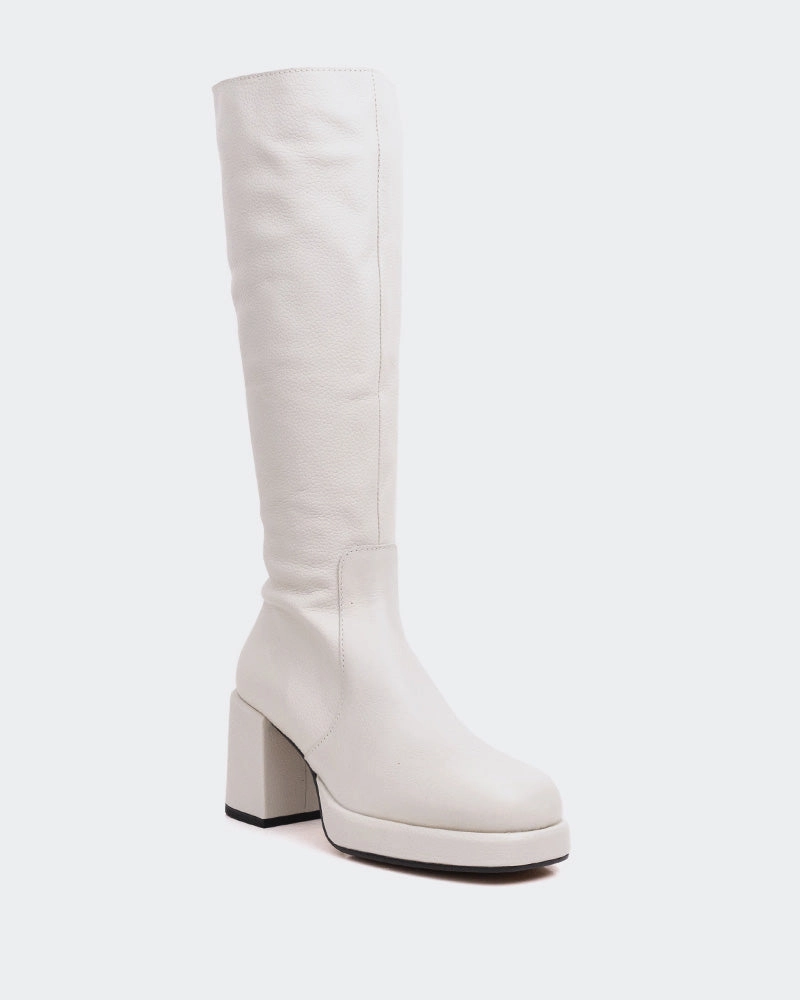 Briggs Off White Leather