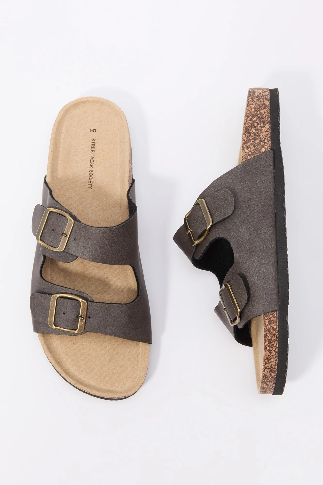 Buckled Cork Slide