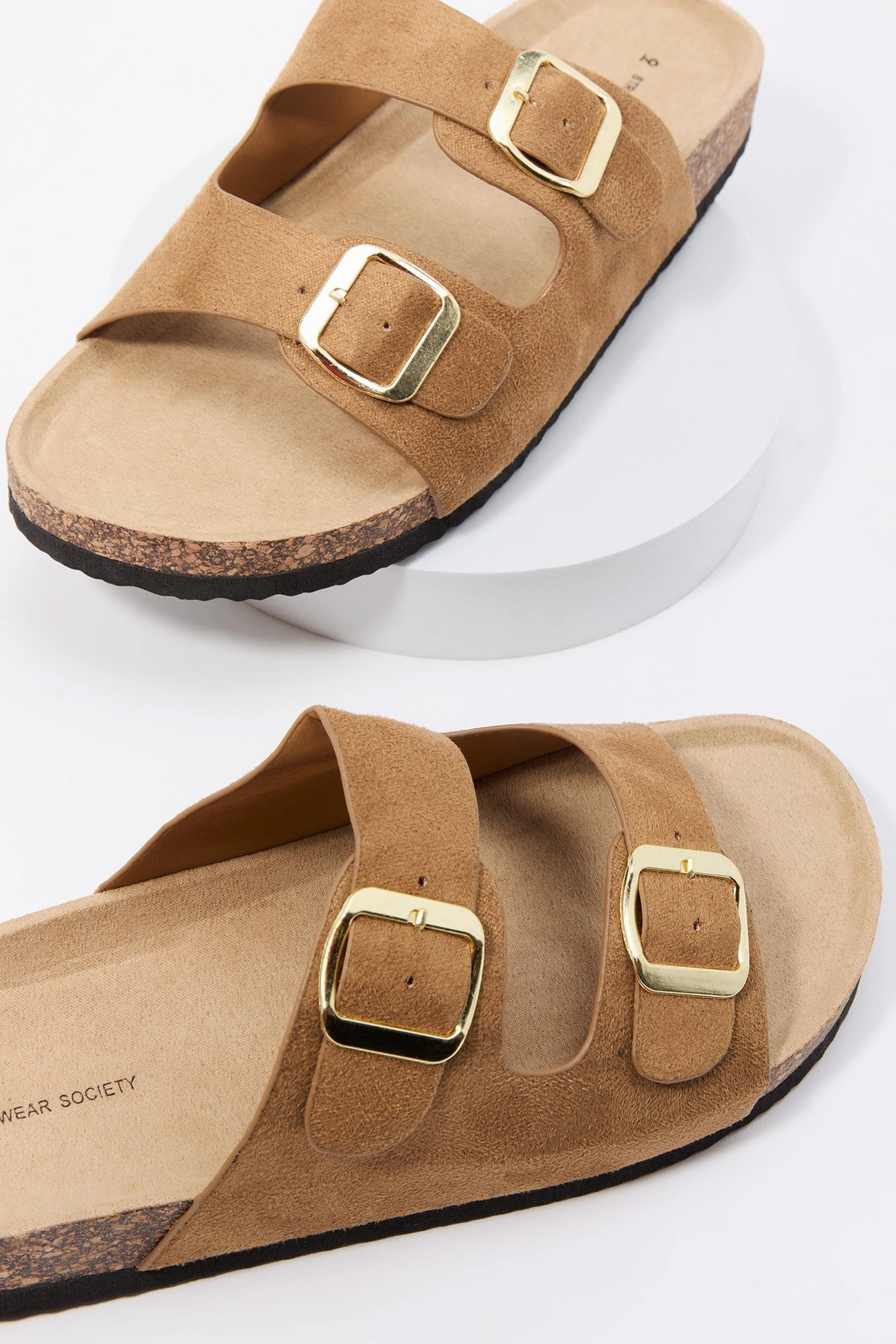 Buckled Cork Slide