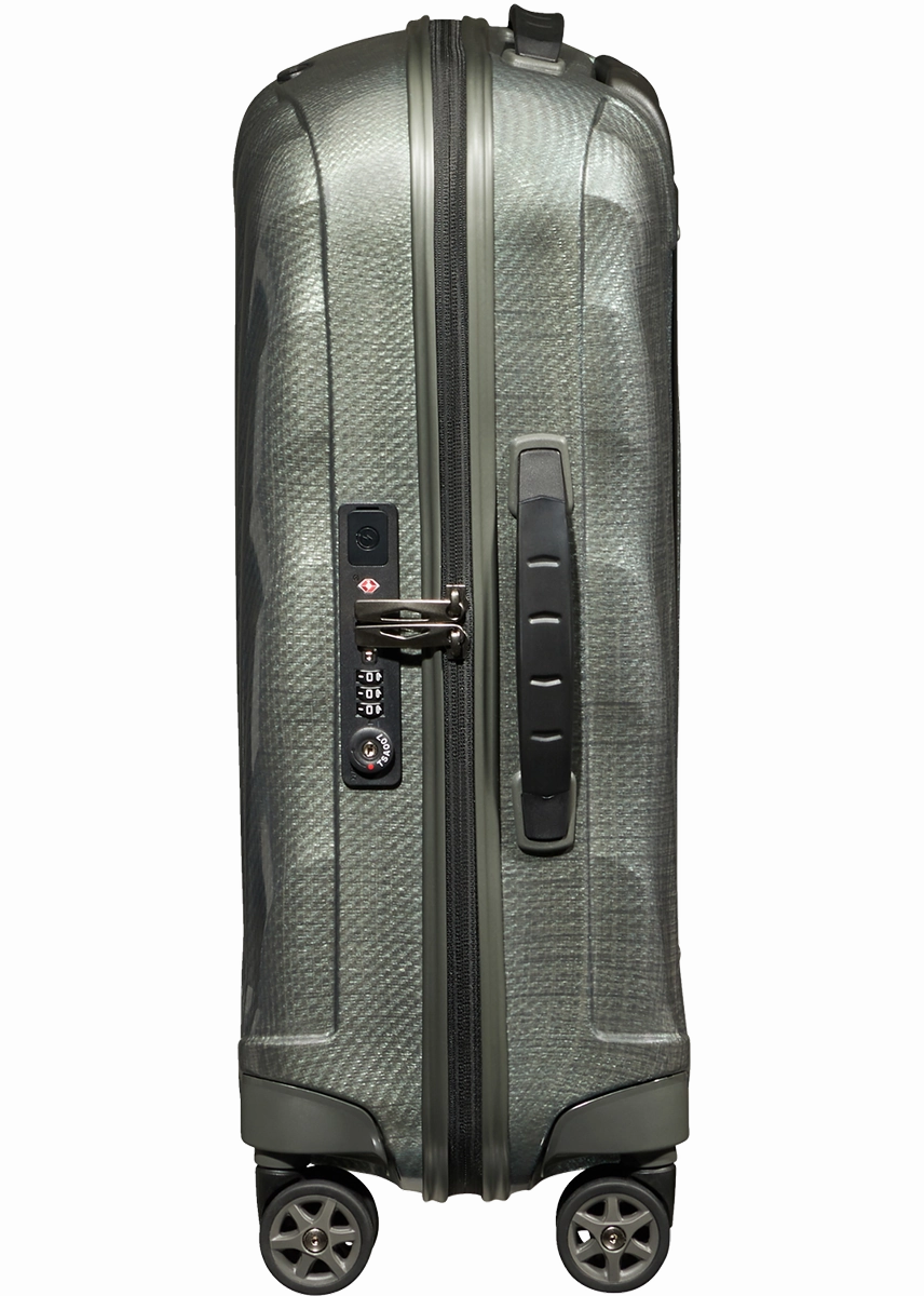 C-Lite Spinner (4 wheels) 55cm Expandable Cabin - Metallic Green
