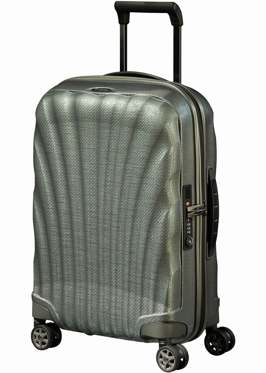 C-Lite Spinner (4 wheels) 55cm Expandable Cabin - Metallic Green