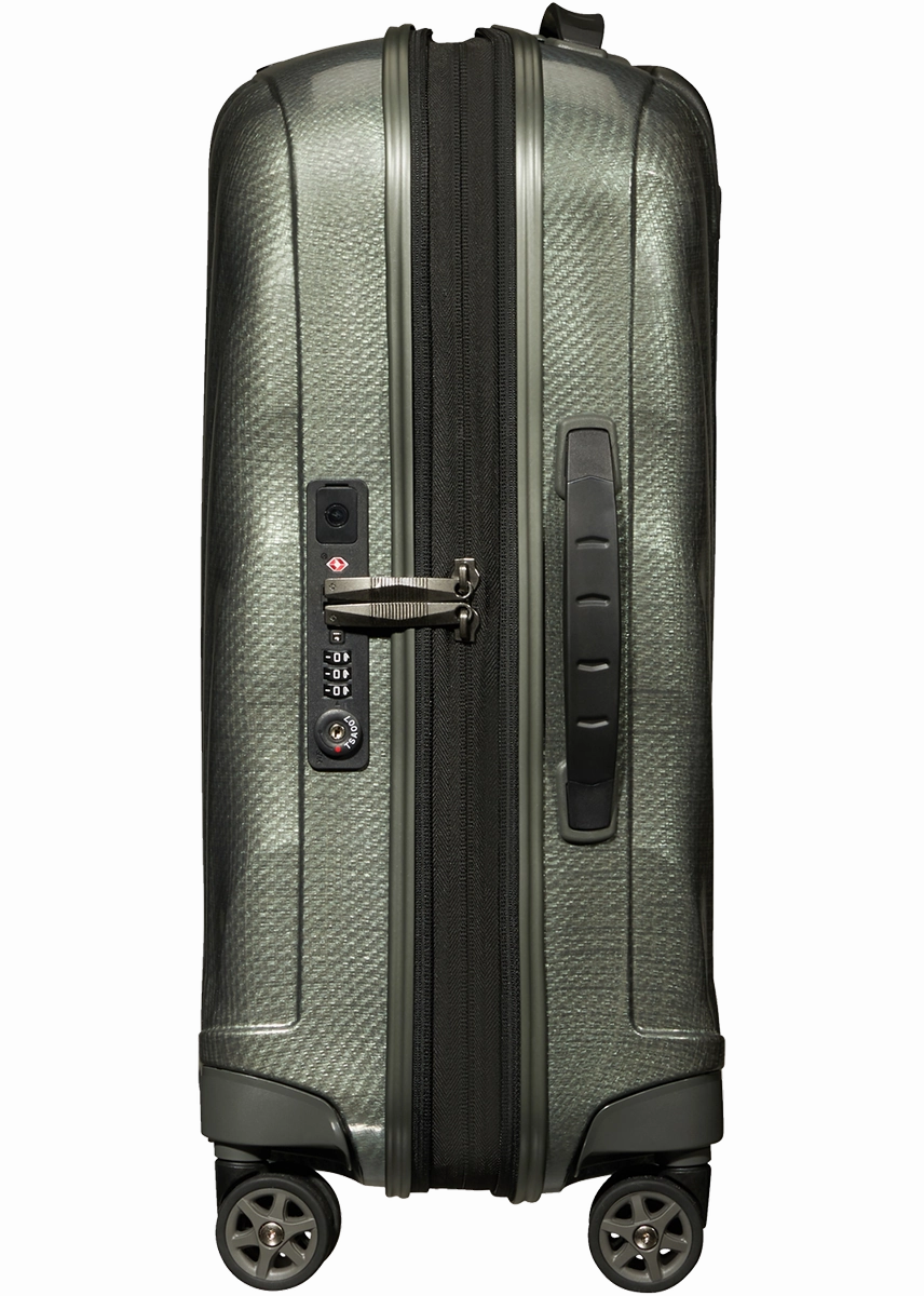 C-Lite Spinner (4 wheels) 55cm Expandable Cabin - Metallic Green