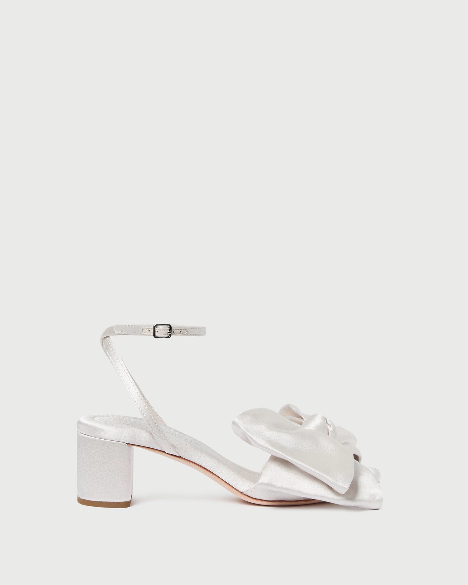 Carmen Cream Satin Bow Sandal