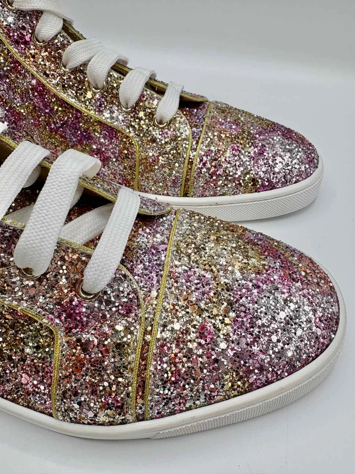 Christian Louboutin purple and yellow Size 42 Shoes