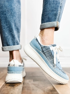 Corkys Adventure Tennis Shoes in Blue