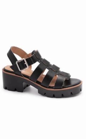 CORKYS Fisher Sandal - Black - Final Sale
