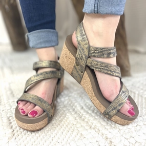 Corkys Spring Fling Wedge Sandals