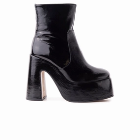 Daze Black Leather