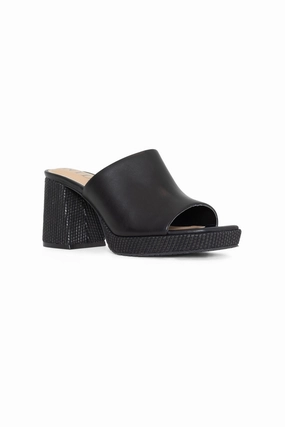 Dewi Platform Sandals - Black