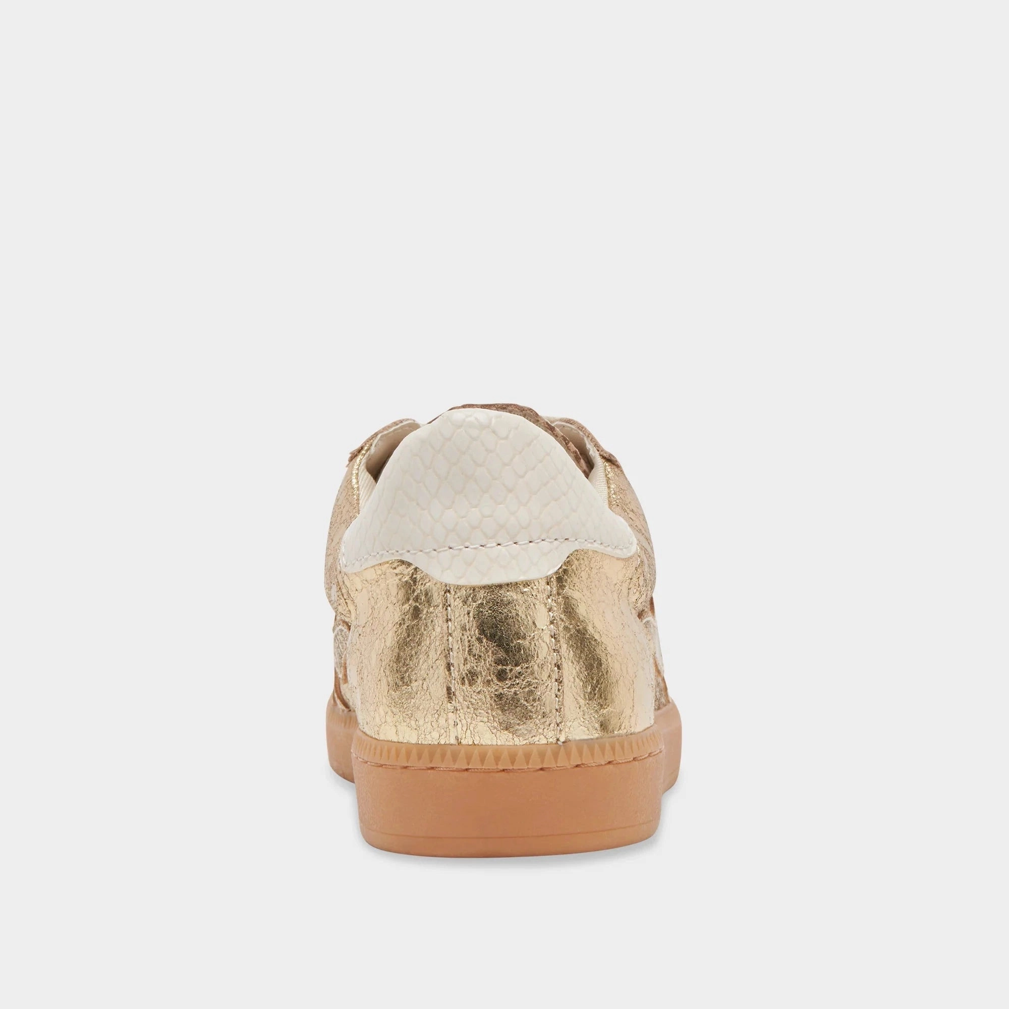 Dolce Vita Notice Sneakers Gold Distressed Leather