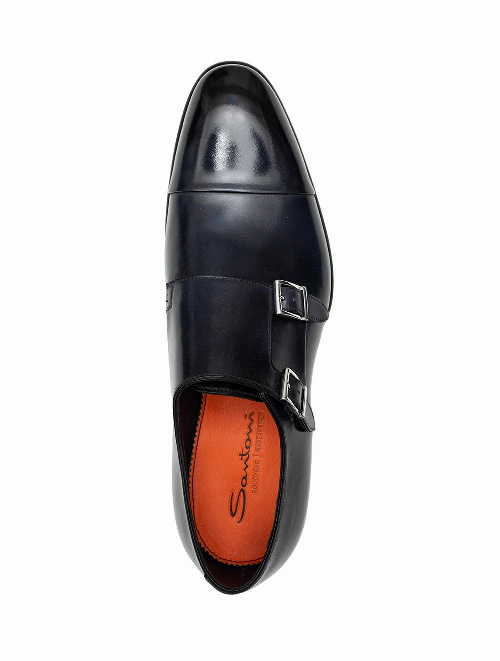 Double Monk Shoe Navy