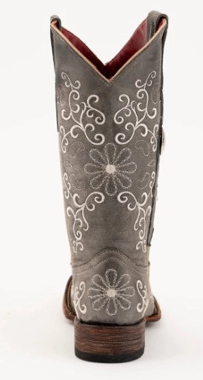 Ferrini Ladies Bella Handcrafted Smoke Cowboy Boots