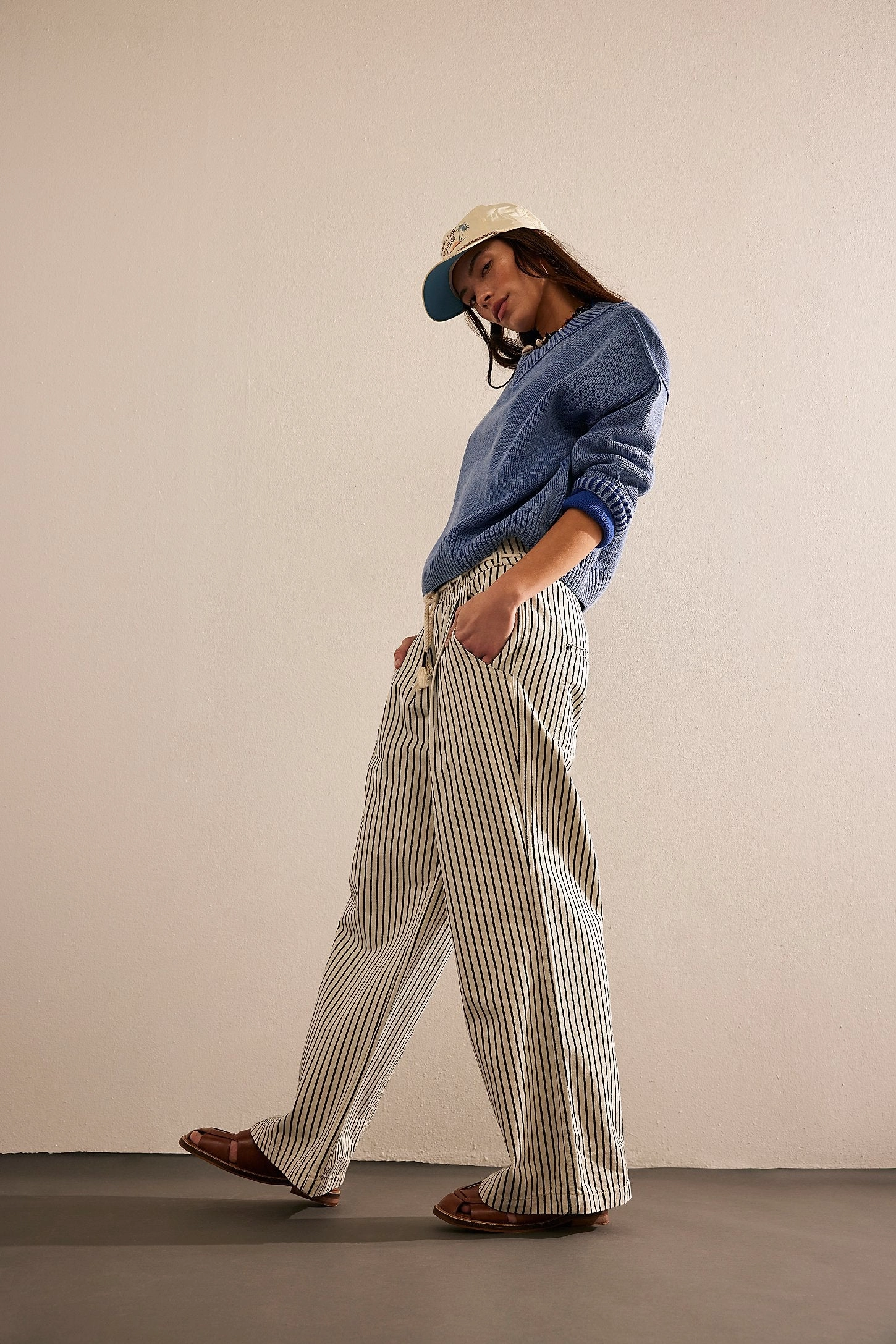 Free People Dakota Cinched Pull On Pants