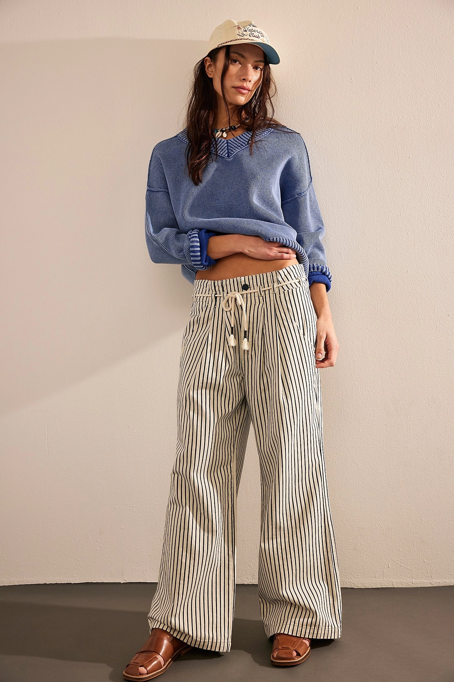Free People Dakota Cinched Pull On Pants