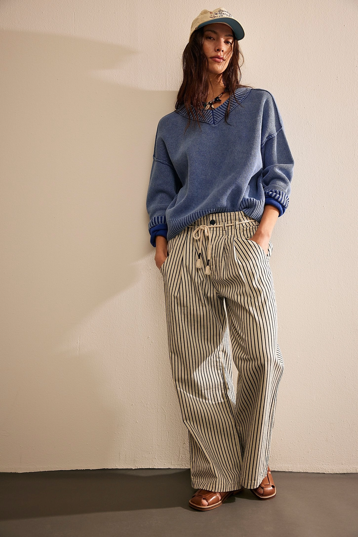 Free People Dakota Cinched Pull On Pants